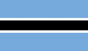 Botswana Flag Sticker - Design Your Own Stickers