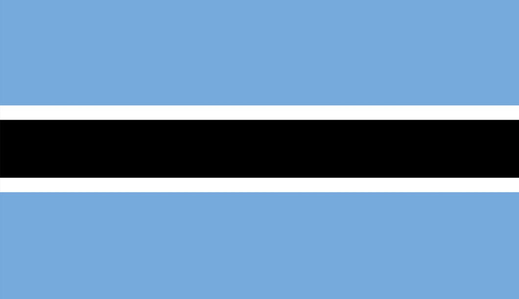 Botswana Flag Sticker - Design Your Own Stickers