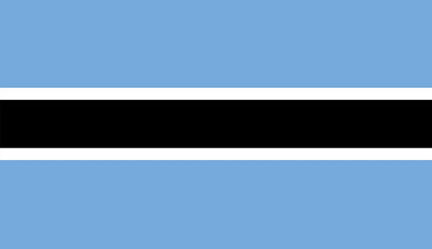 Botswana Flag Sticker - Design Your Own Stickers