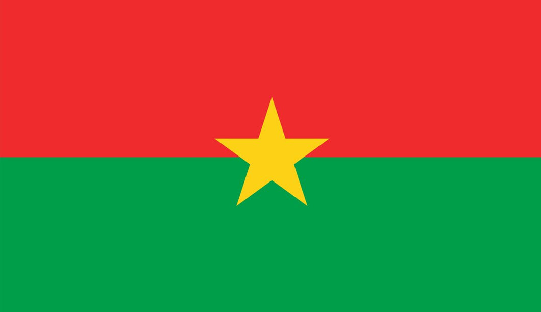 Burkina Faso Flag Sticker - Design Your Own Stickers