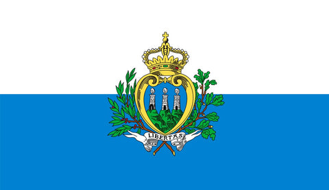 San Marino Flag Sticker - Design Your Own Stickers