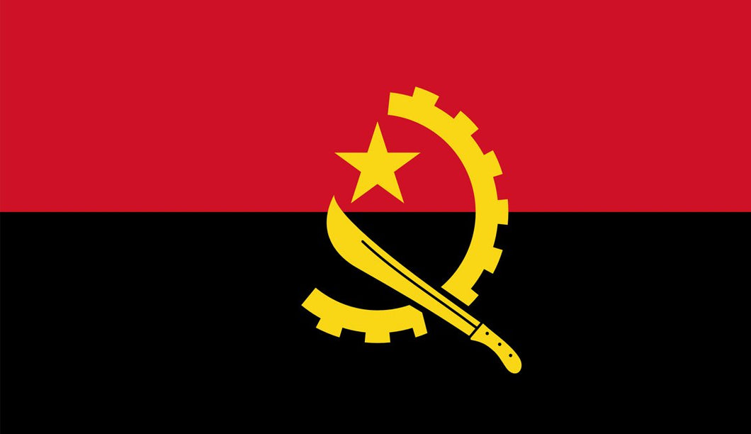 Angola Flag Sticker - Design Your Own Stickers