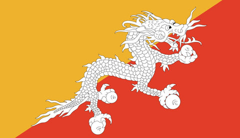 Bhutan Flag Sticker - Design Your Own Stickers