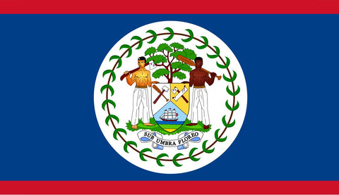 Belize Flag Sticker - Design Your Own Stickers