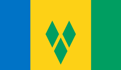 Saint Vincent and the Grenadines Flag Sticker - Design Your Own Stickers