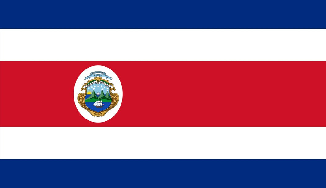 Costa Rica Flag Sticker - Design Your Own Stickers