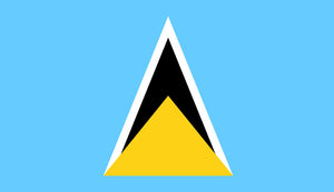 Saint Lucia Flag Sticker - Design Your Own Stickers