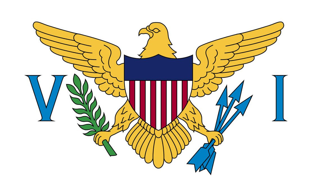 United States Virgin Islands Flag Sticker - Design Your Own Stickers