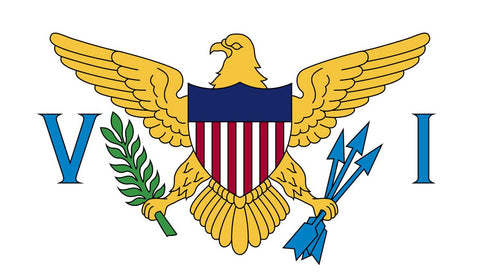 United States Virgin Islands Flag Sticker - Design Your Own Stickers