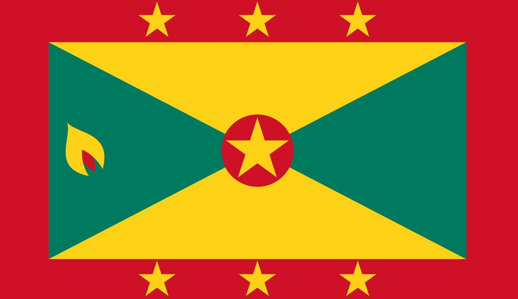 Grenada Flag Sticker - Design Your Own Stickers