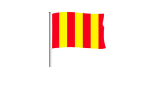 Red with Yellow stripes - Design Your Own Stickers