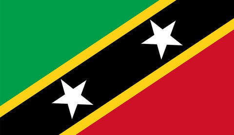 Saint Kitts and Nevis Flag Sticker - Design Your Own Stickers