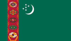 Turkmenistan Flag Sticker - Design Your Own Stickers