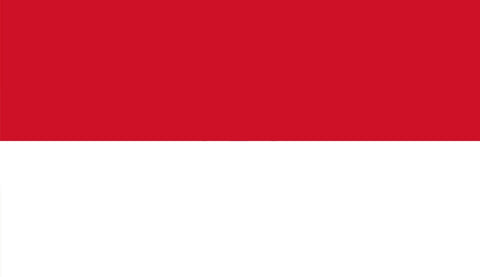 Indonesia Flag Sticker - Design Your Own Stickers