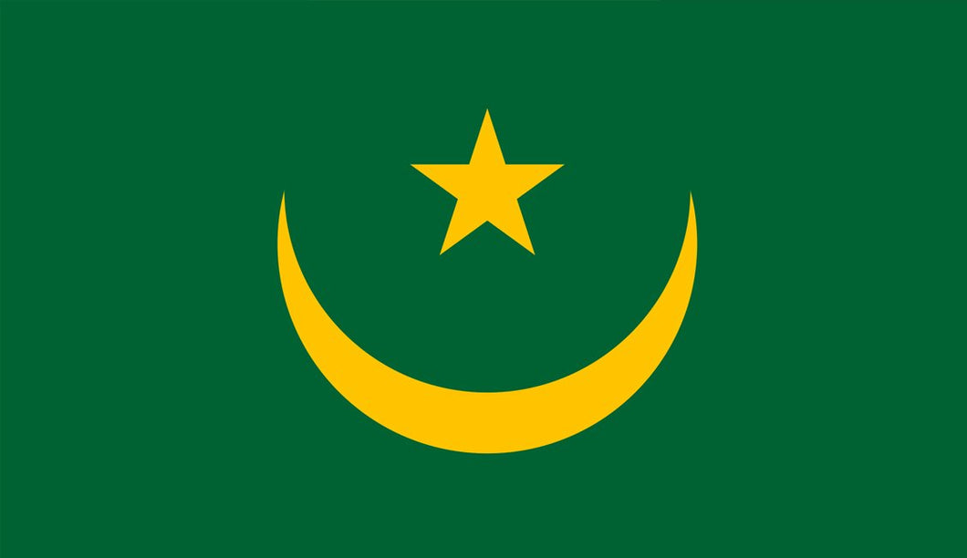 Mauritania Flag Sticker - Design Your Own Stickers