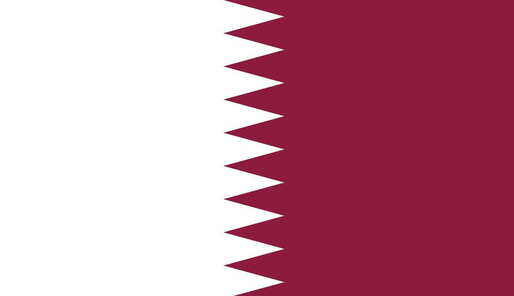 Qatar Flag Sticker - Design Your Own Stickers