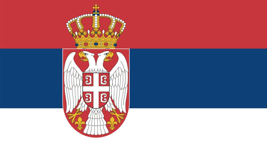 Serbia Flag Sticker - Design Your Own Stickers